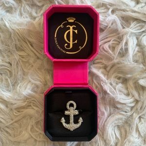 Juicy Couture Pavé Anchor Ring